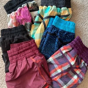 Lot of lulu lemon shorts